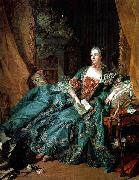 Francois Boucher Portrat der Madame de Pompadour Sweden oil painting artist